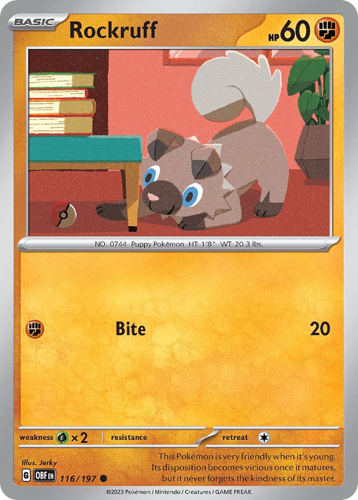 Rockruff, 116/197, Standard