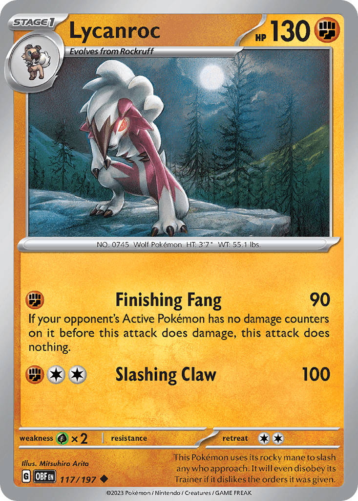 Lycanroc, 117/197, Standard