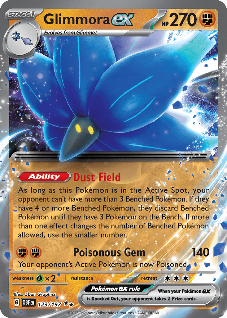 Glimmora ex, 123/197, Standard