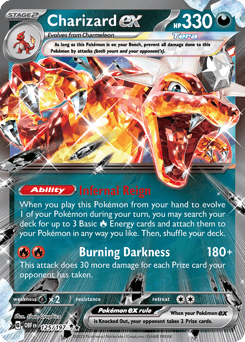 Charizard ex, 125/197, Standard