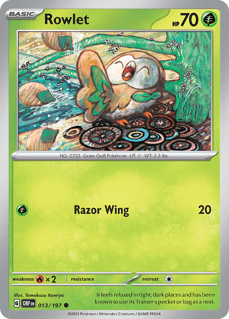 Rowlet, 13/197, Standard