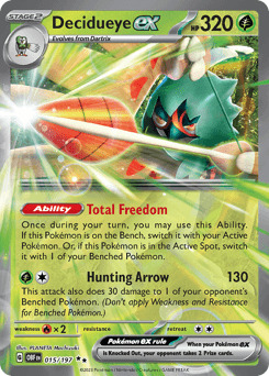 Decidueye ex, 15/197, Standard