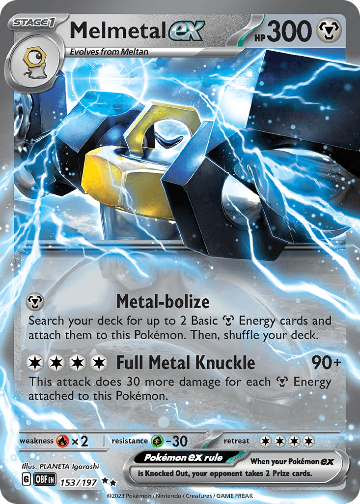 Melmetal ex, 153/197, Standard