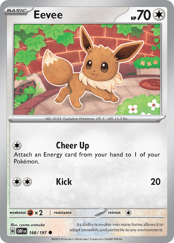 Eevee, 166/197, Standard