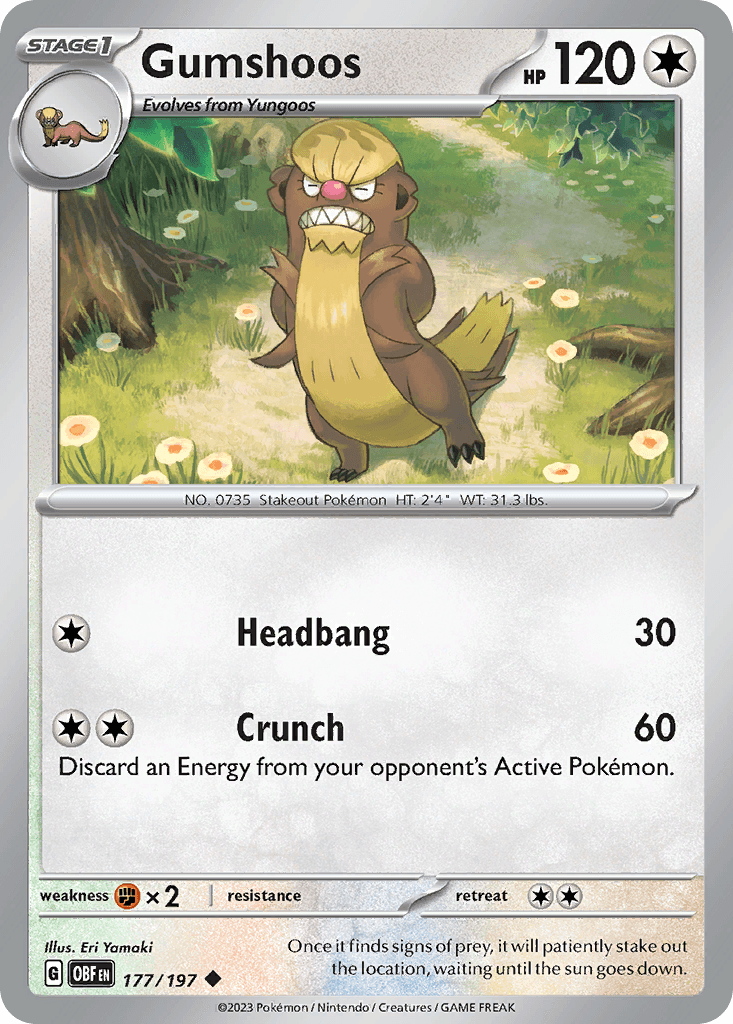 Gumshoos, 177/197, Standard