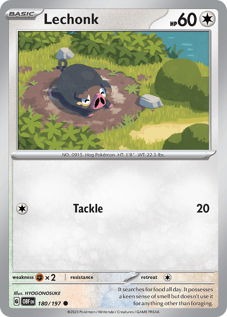 Lechonk, 180/197, Standard