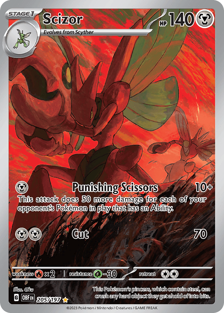 Scizor, 205/197, Standard