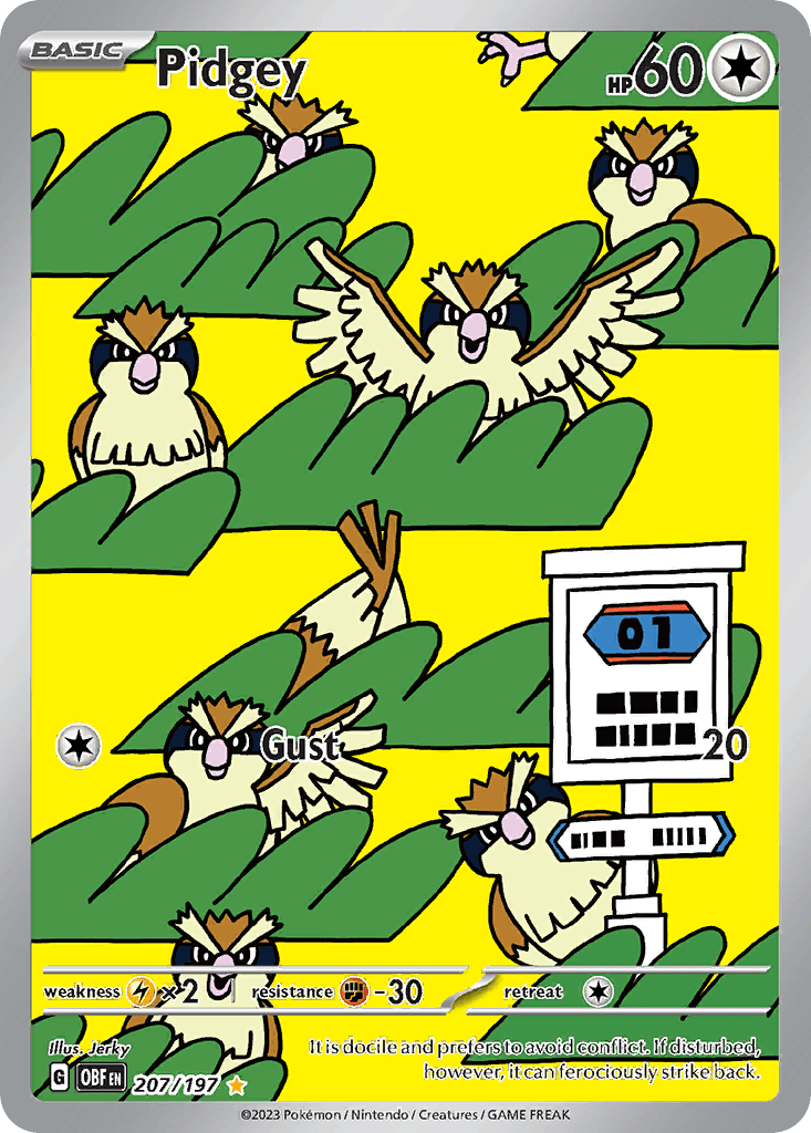 Pidgey, 207/197, Standard