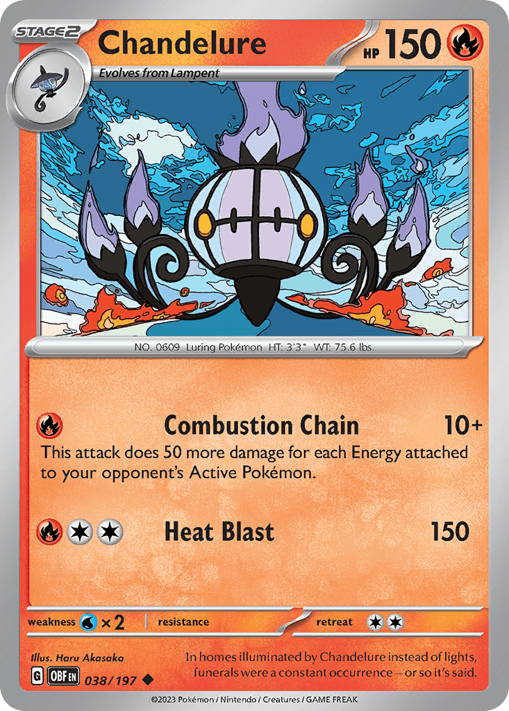 Chandelure, 38/197, Standard