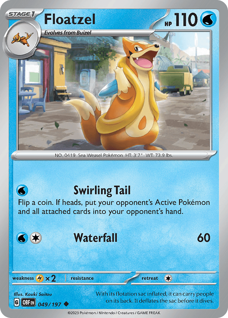 Floatzel, 49/197, Standard