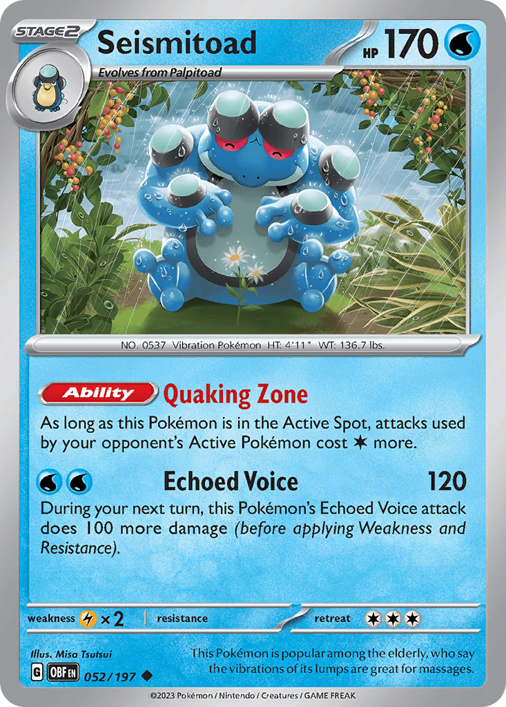 Seismitoad, 52/197, Standard