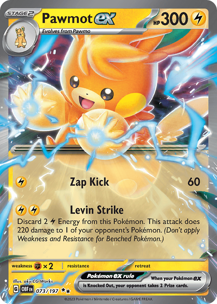 Pawmot ex, 73/197, Standard
