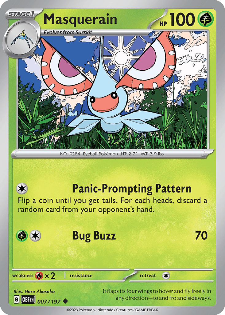 Masquerain, 7/197, Standard