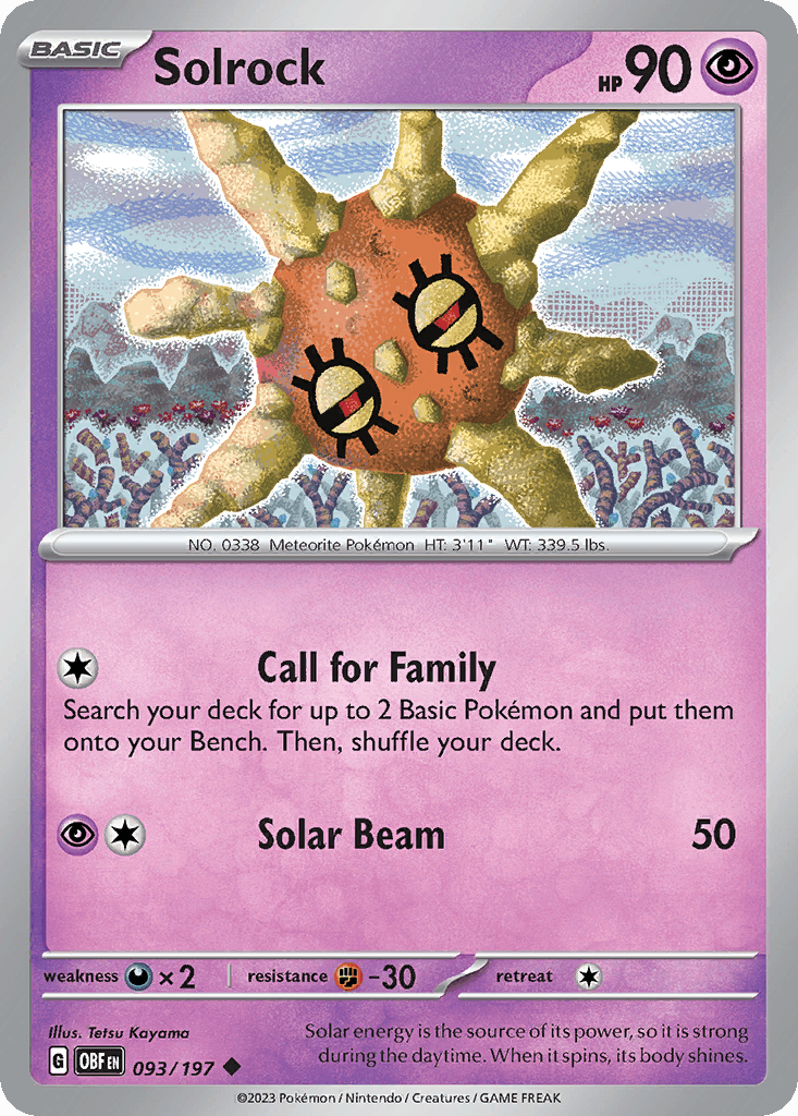 Solrock, 93/197, Standard