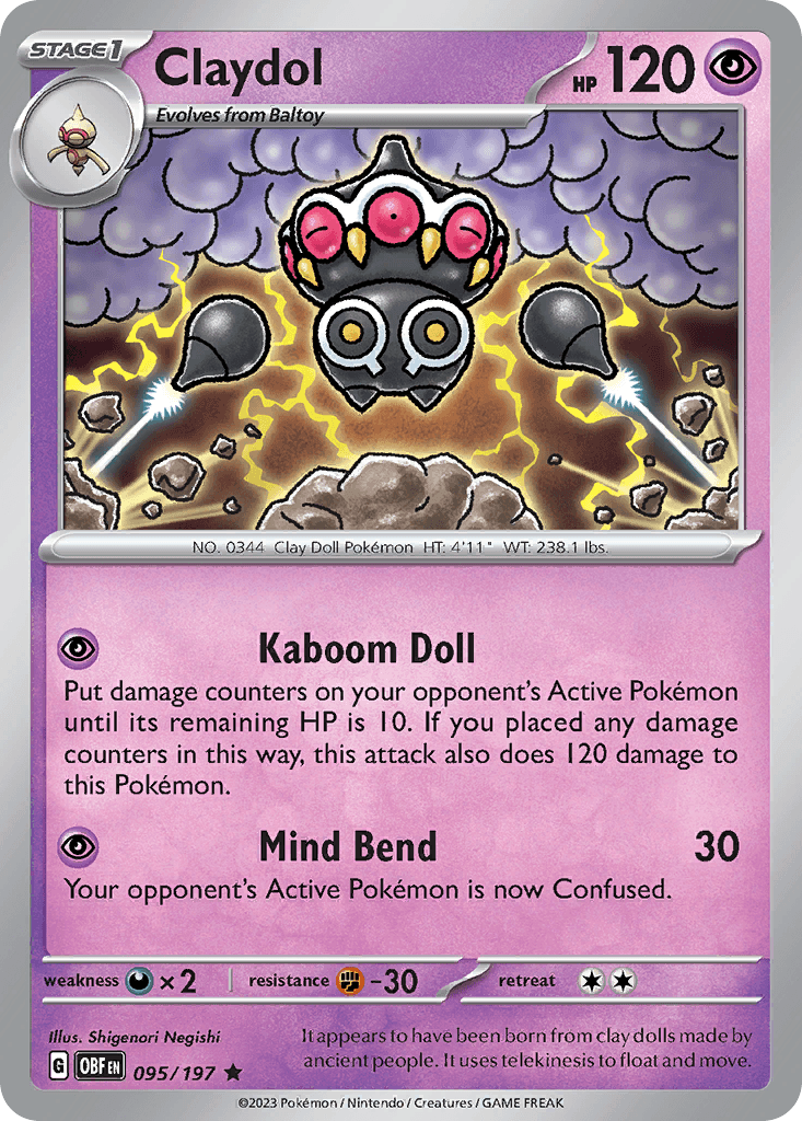 Claydol, 95/197, Standard