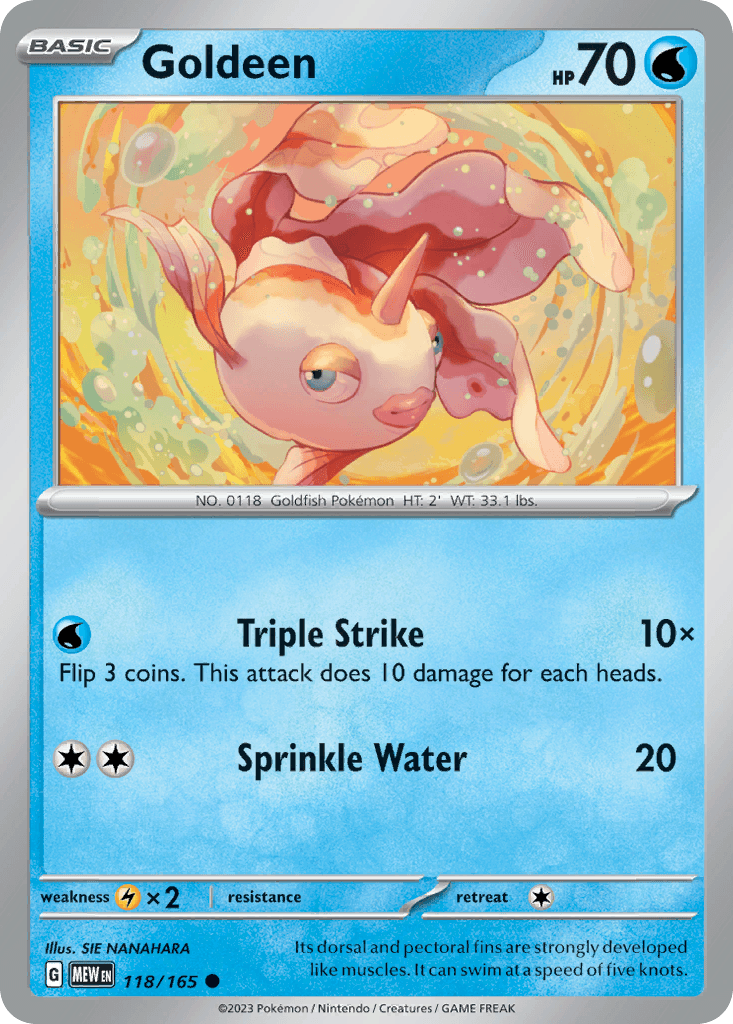 Goldeen, 118/165, Standard