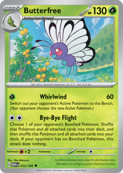 Butterfree, 12/165, Standard