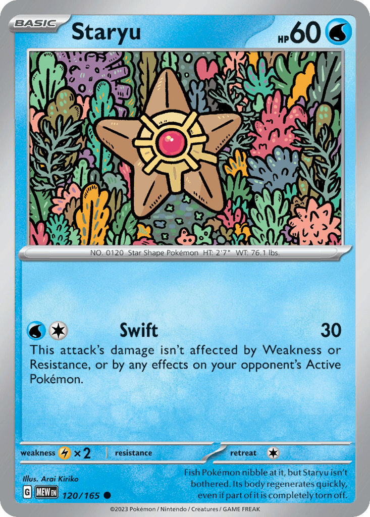 Staryu, 120/165, Standard