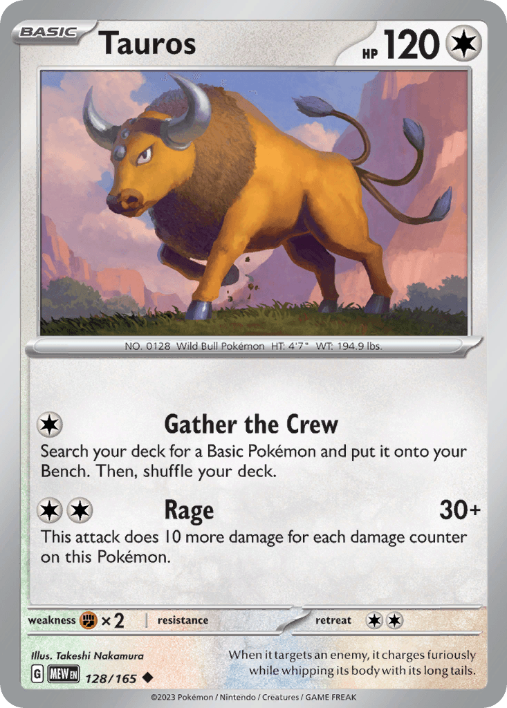 Tauros, 128/165, Standard