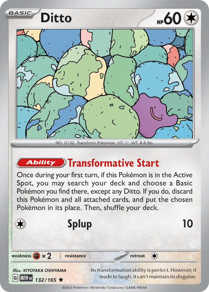 Ditto, 132/165, Standard
