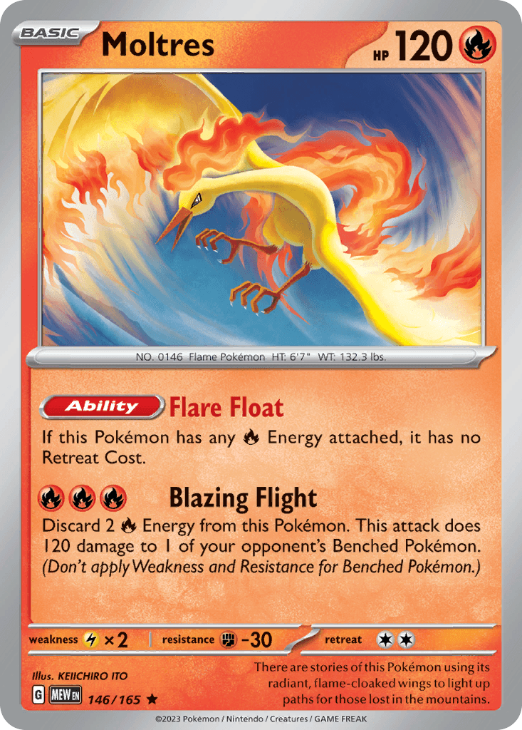 Moltres, 146/165, Standard