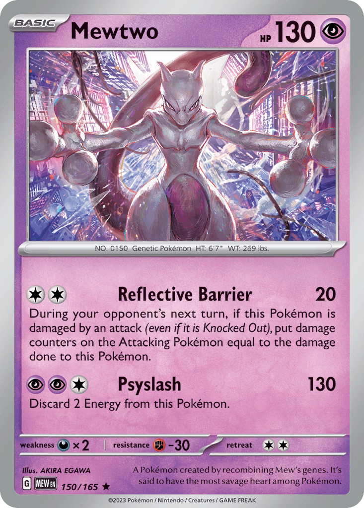 Mewtwo, 150/165, Standard