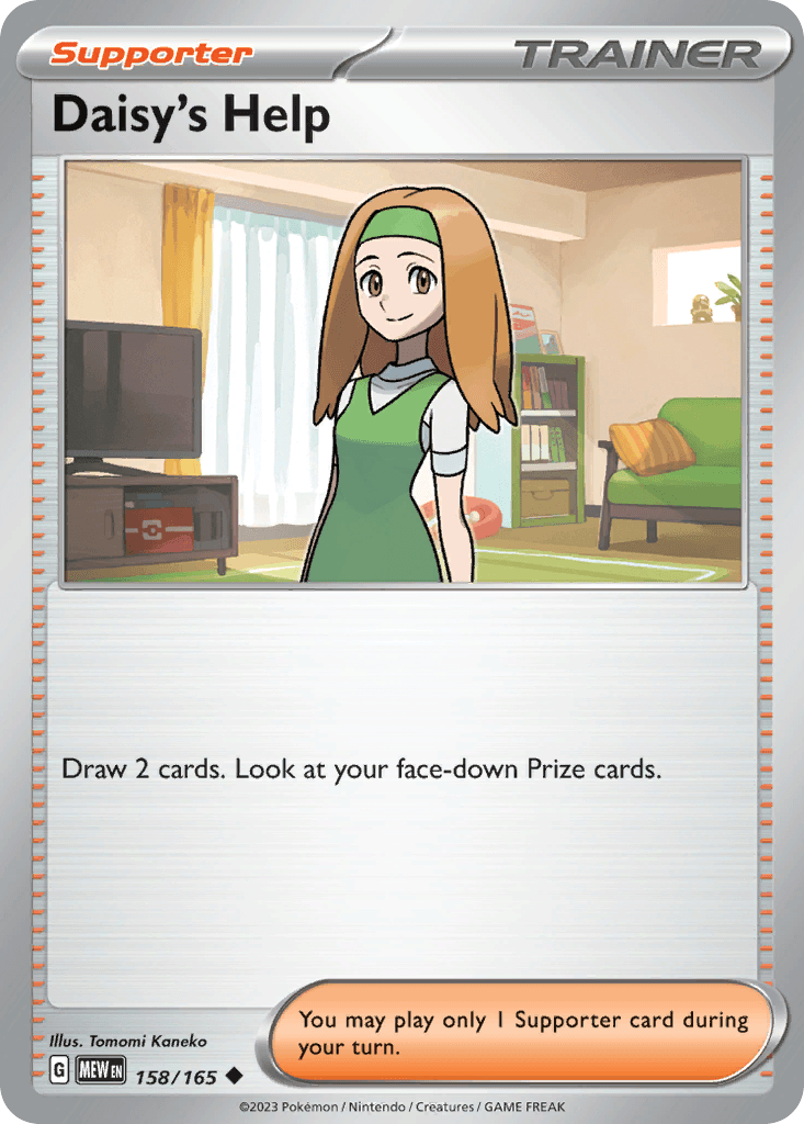 Daisy's Help, 158/165, Standard