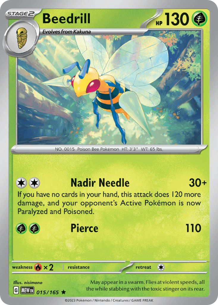 Beedrill, 15/165, Standard
