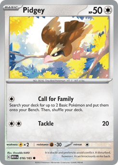 Pidgey, 16/165, Standard