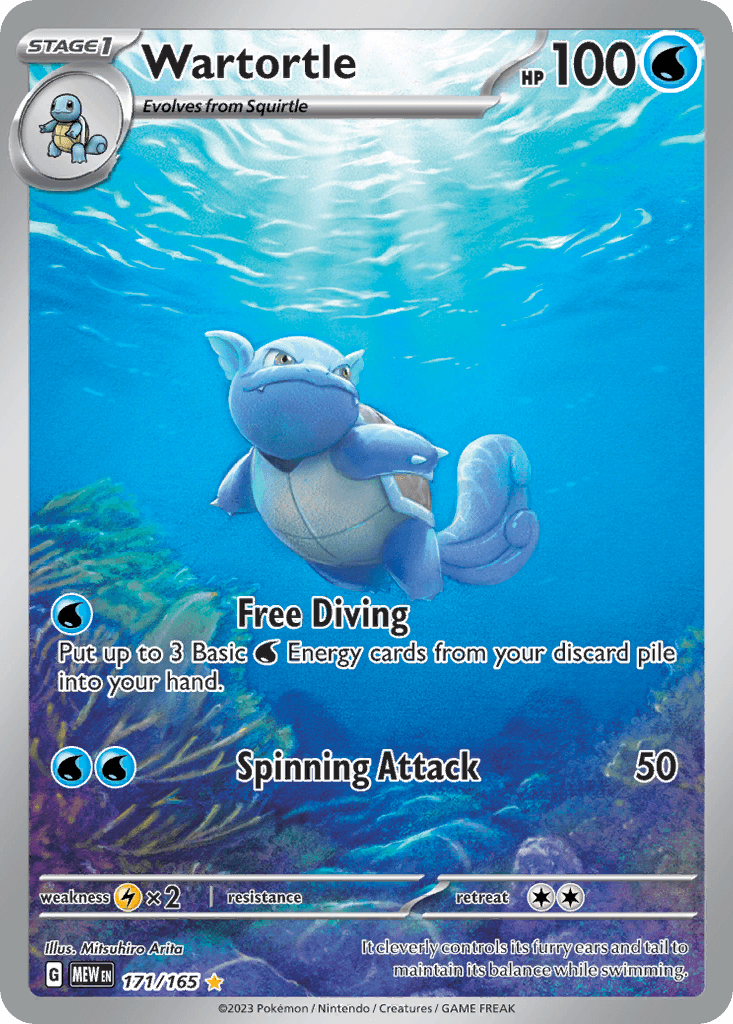 Wartortle, 171/165, Standard