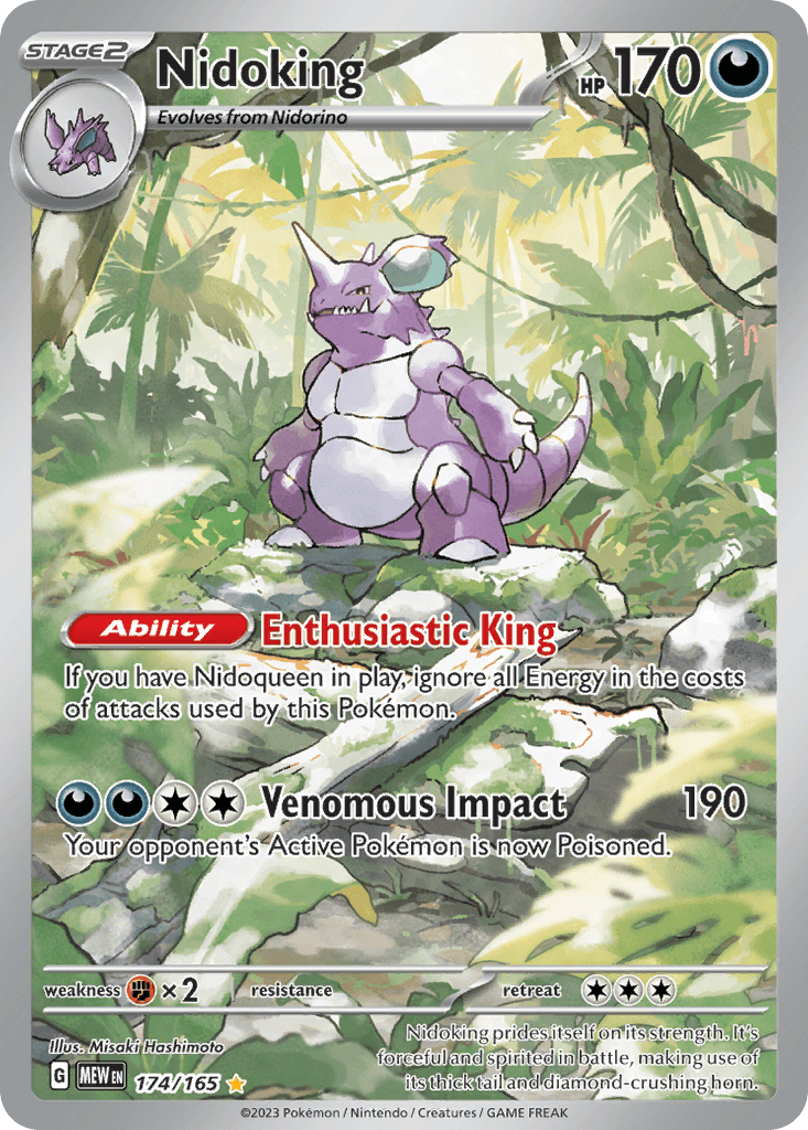 Nidoking, 174/165, Standard