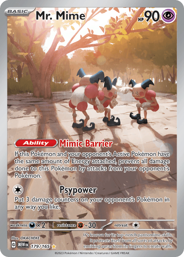 Mr. Mime, 179/165, Standard