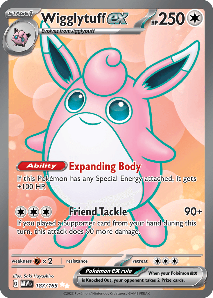 Wigglytuff ex, 187/165, Standard