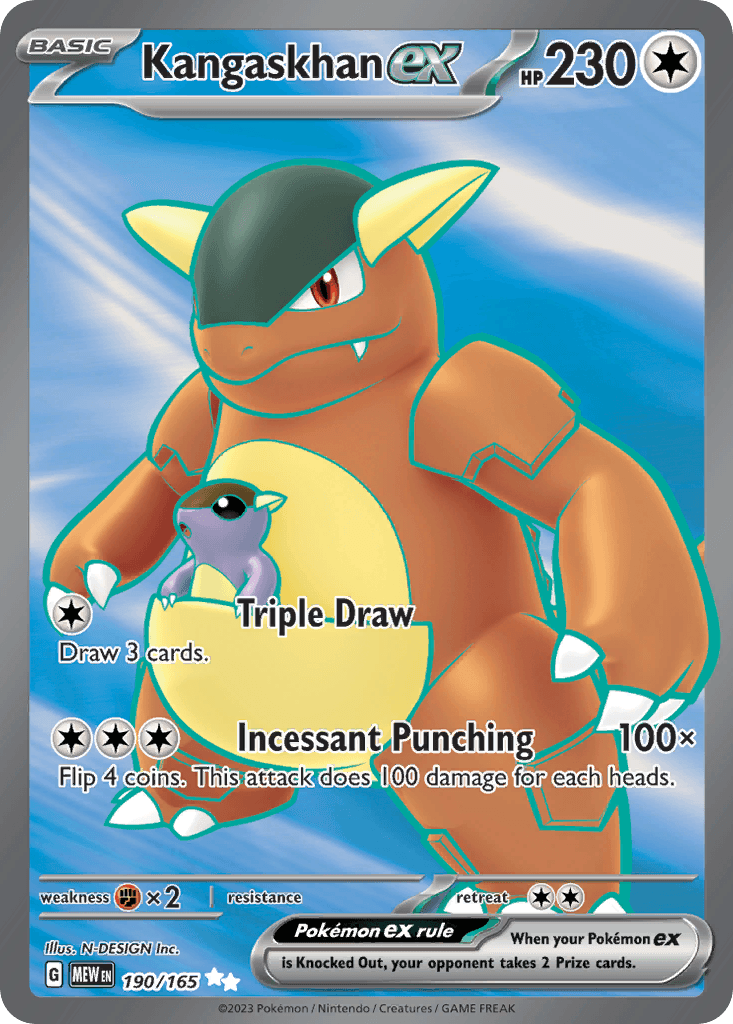 Kangaskhan ex, 190/165, Standard