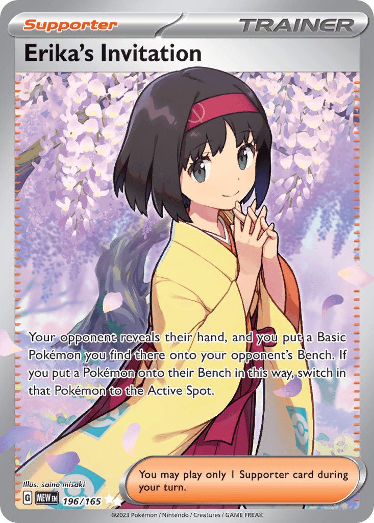 Erika's Invitation, 196/165, Standard