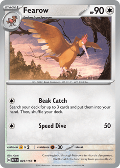Fearow, 22/165, Standard
