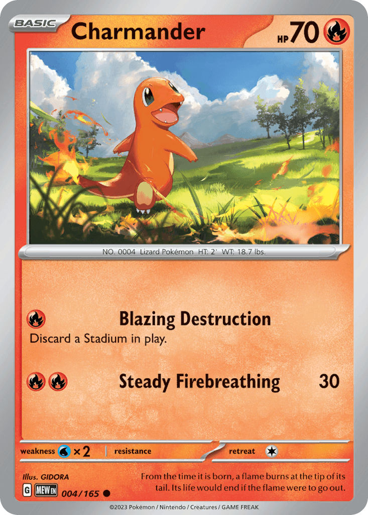 Charmander, 4/165, Standard
