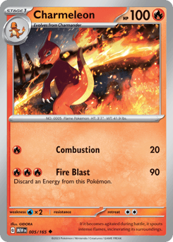 Charmeleon, 5/165, Standard