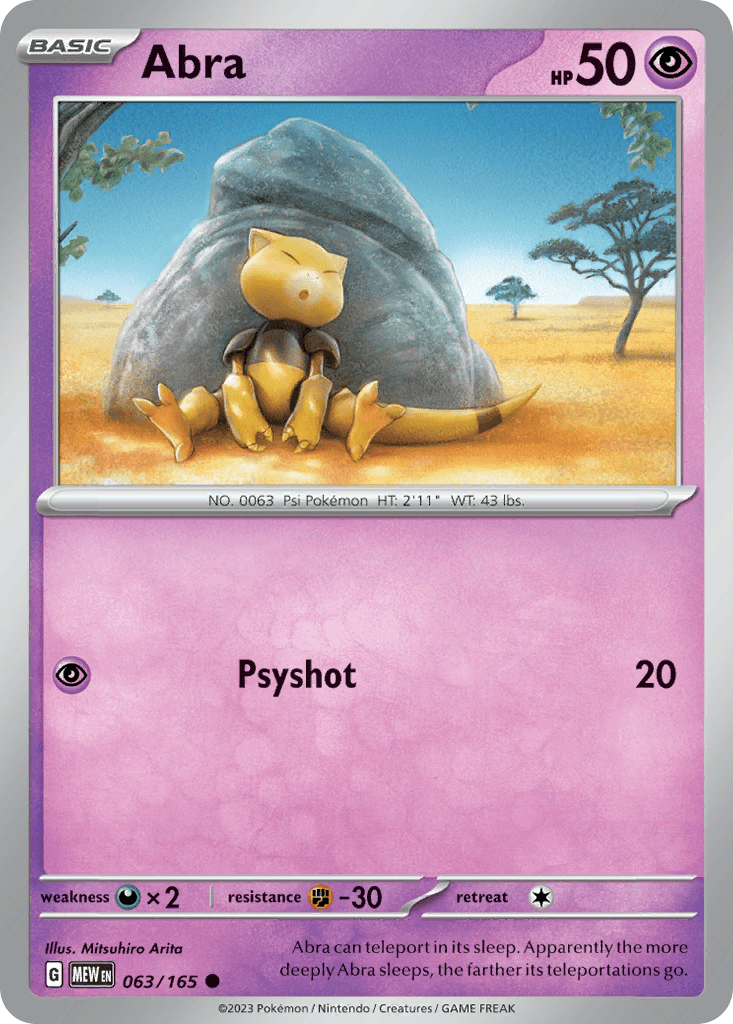 Abra, 63/165, Standard