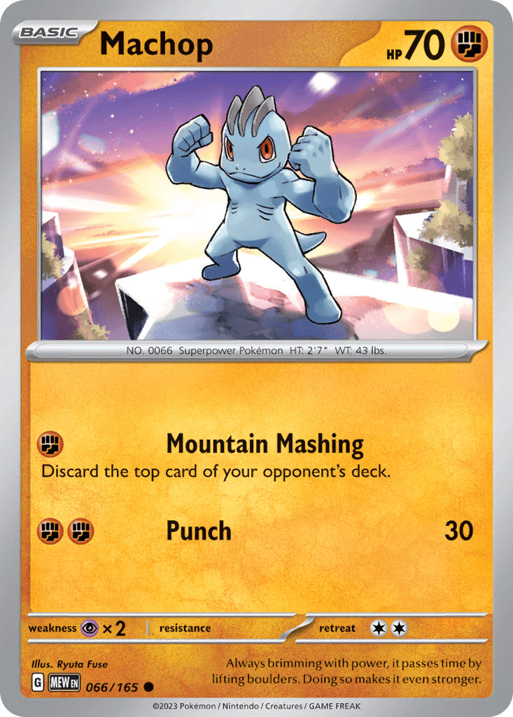 Machop, 66/165, Standard
