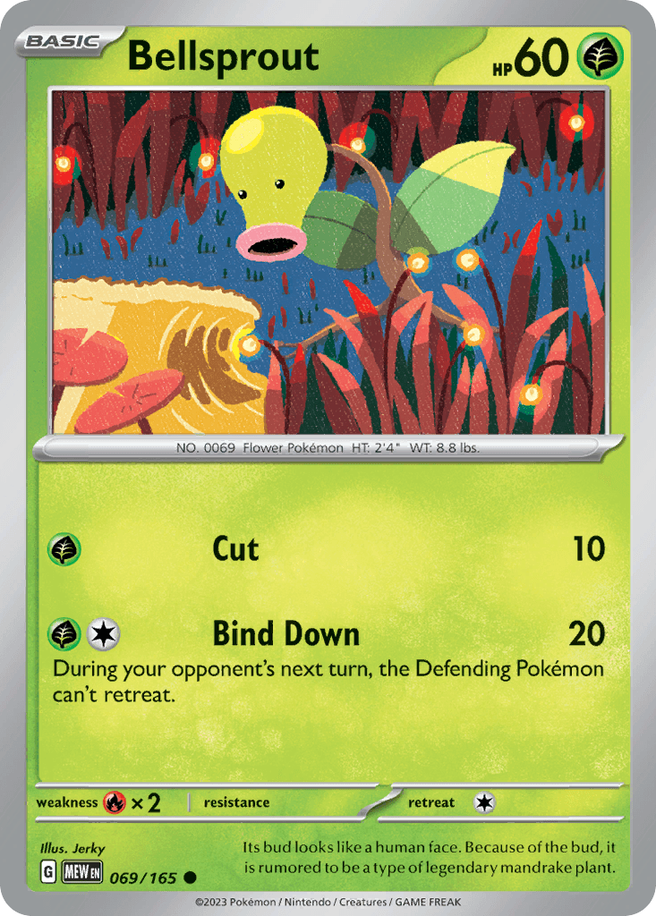 Bellsprout, 69/165, Standard