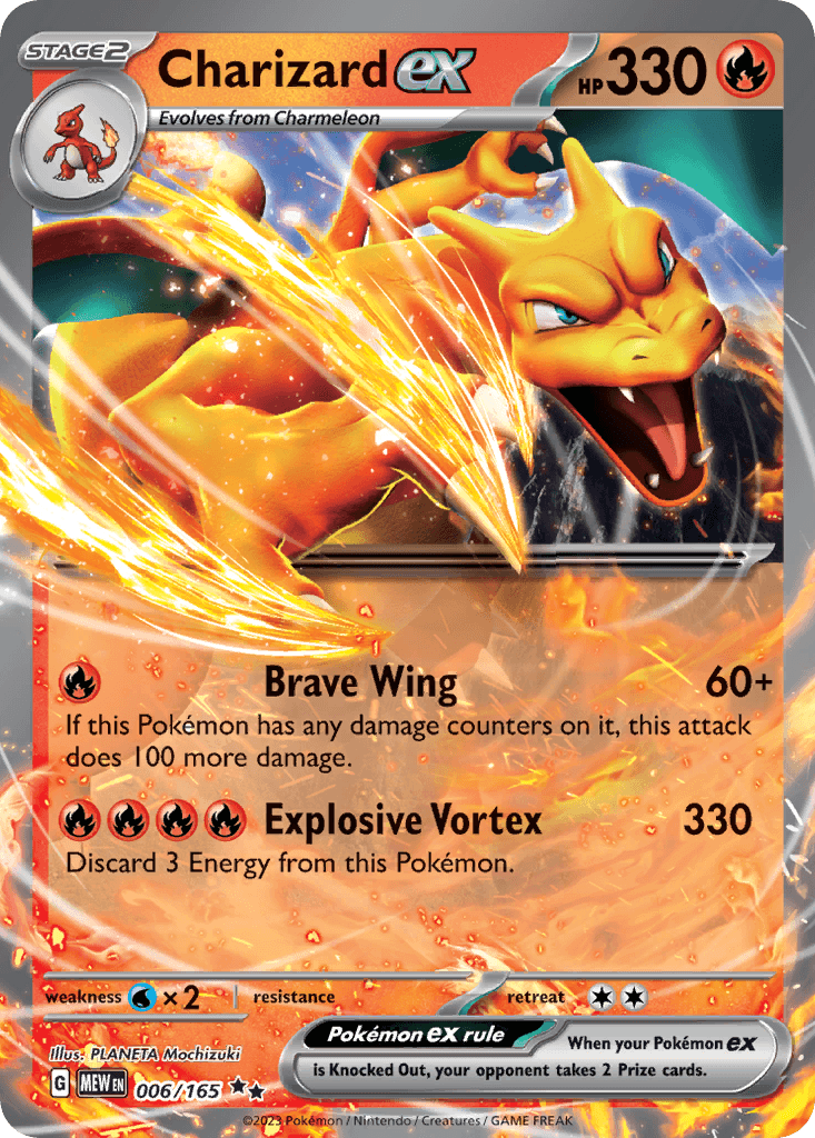 Charizard ex, 6/165, Standard