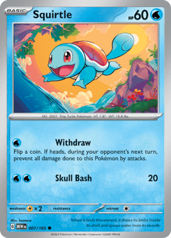 Squirtle, 7/165, Standard