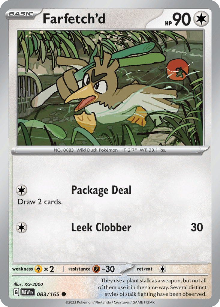 Farfetch'd, 83/165, Standard