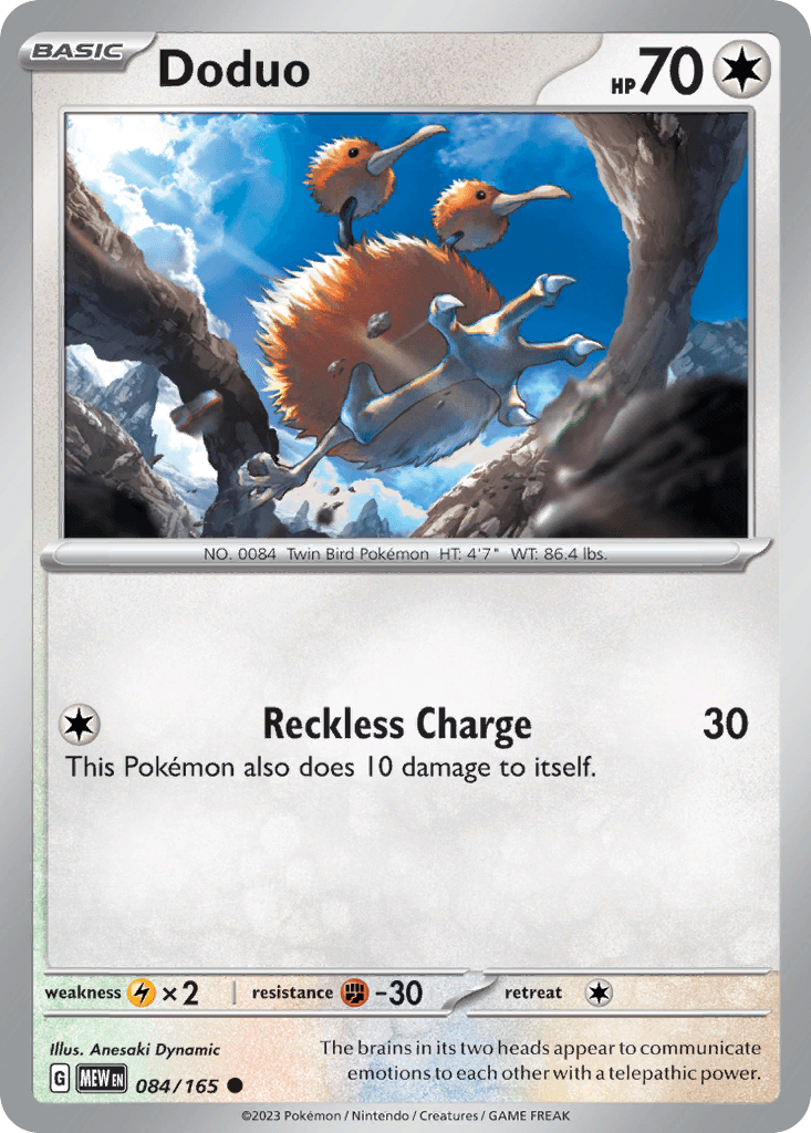 Doduo, 84/165, Standard