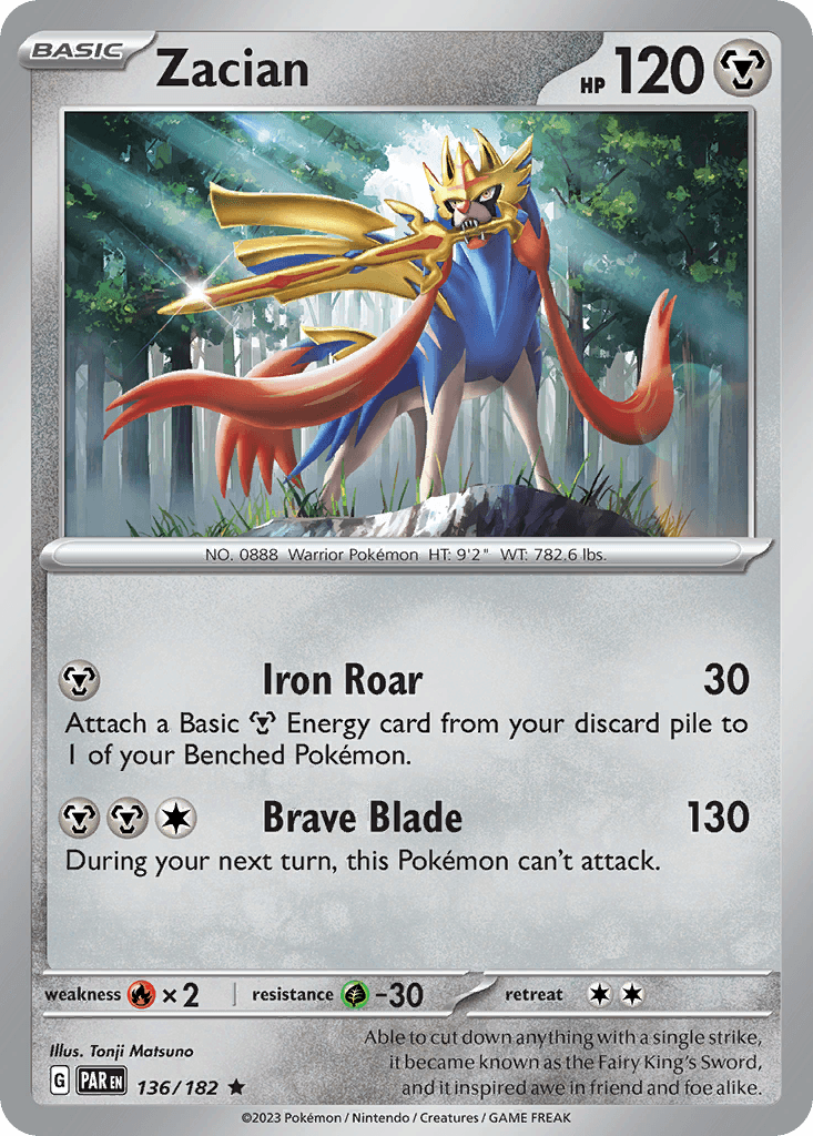 Zacian, 136/182, Standard
