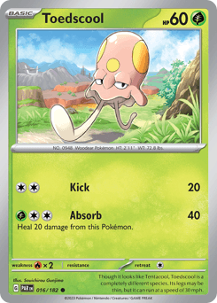 Toedscool, 16/182, Standard
