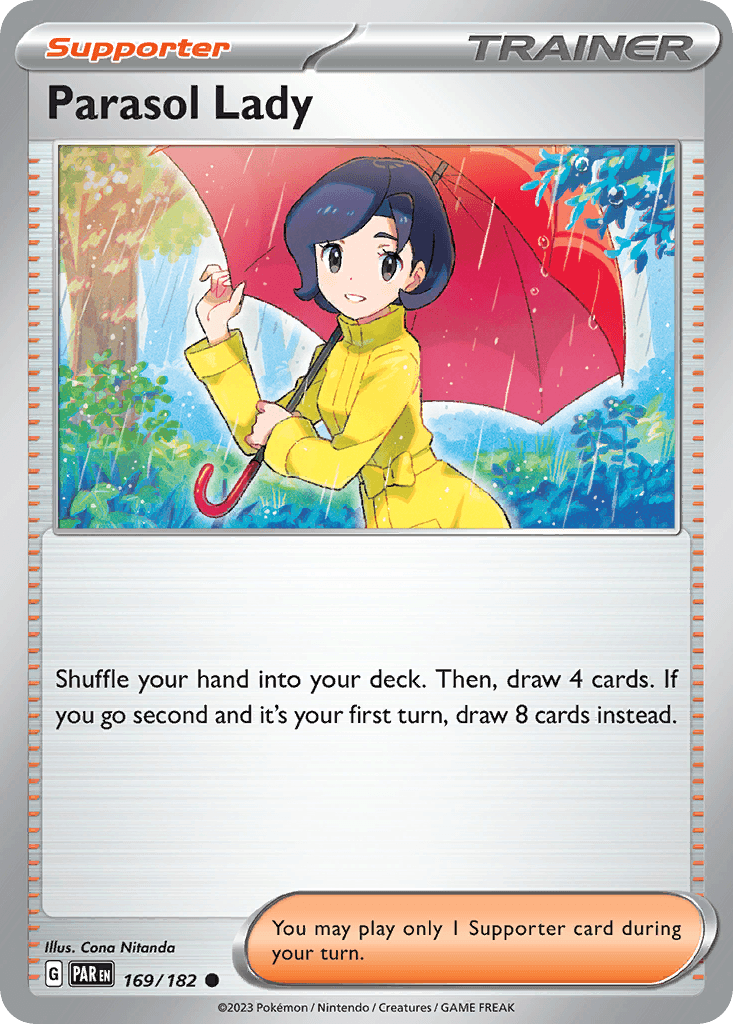 Parasol Lady, 169/182, Standard
