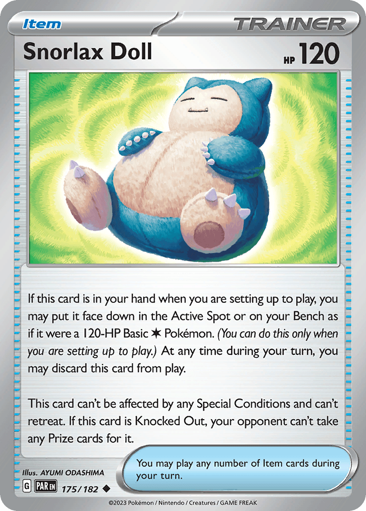 Snorlax Doll, 175/182, Standard