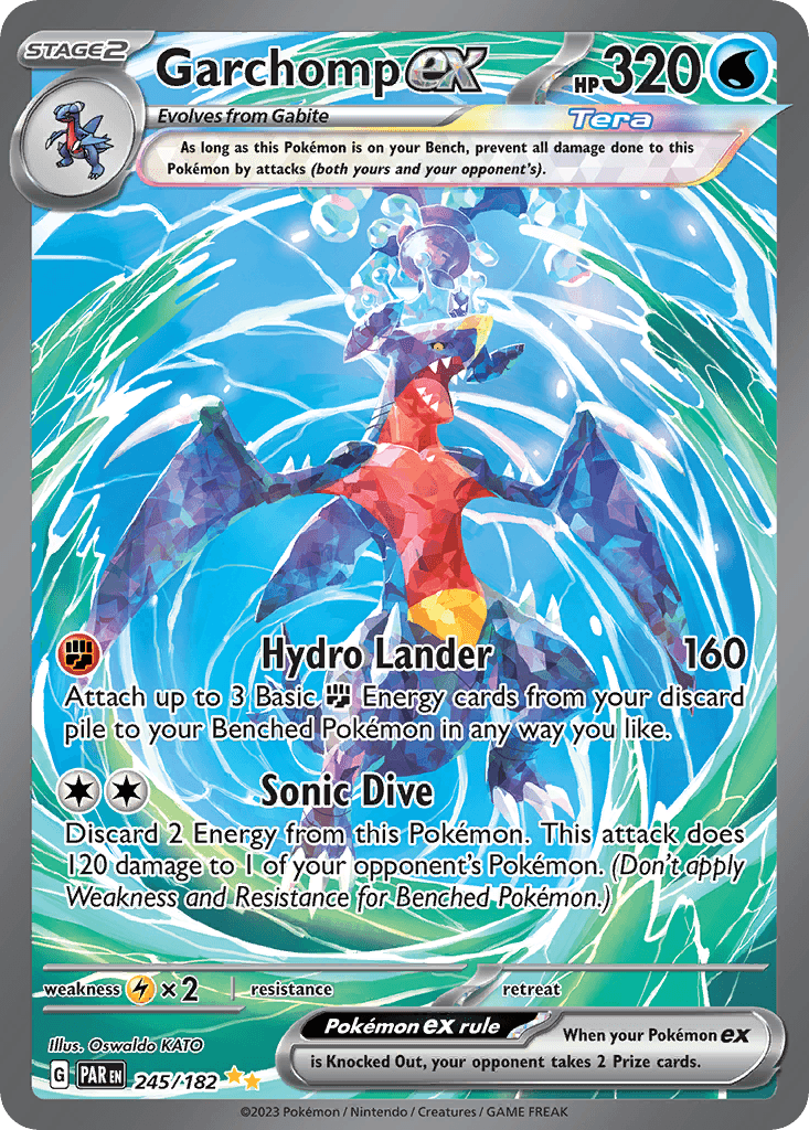 Garchomp ex, 245/182, Standard